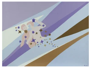Genny Puccini, Gemini, 1973, Acrylic on Canvas