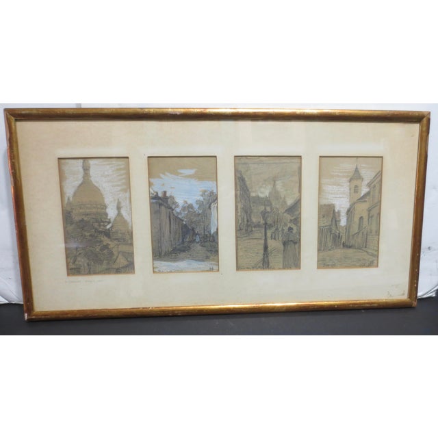 A set of beautiful sketches of Paris street scenes from 1901 by the artist Henriette WJ Schaap. Descriptions and bio...