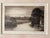 John Lumsden Propert Etching “Sunset, Romney Marsh” – 1922 Backing paper is handwritten “Clara Dyar 1922” Framed by or...