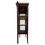 Antique English Inlaid Mahogany Display Cabinet For Sale - Image 4 of 12