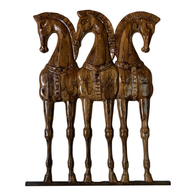 Frederick Weinberg 'Three Horses' Wall Sculpture Chairish