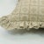 Fabdivine Elegant Block Printed Frill Cushion Cover Brown 14x14 Inch Pure Linen- Chopad For Sale - Image 4 of 5