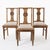 Traditional Early 20th Century Neoclassical Revival Urn-Back Oak Dining Chairs, Set of 3 For Sale - Image 3 of 9