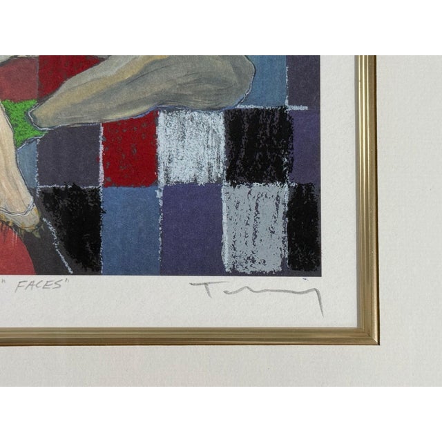 Itzchak Tarkay, Limited Edition Framed Clown Lithograph, Signed and Dated, 2000s For Sale In New York - Image 6 of 7