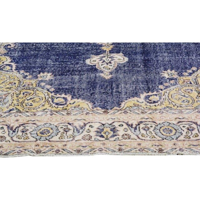 Vintage Turkish Anatolian Hand Knotted Wool Rug, 6'9"x10'2" For Sale - Image 4 of 6
