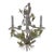 Vintage Italian Tole Floral Chandelier For Sale