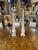 Exquisite pair of large scale polished rock crystal obelisks from Brazil. A fabulous accessory that makes and impressive...