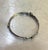 Mexican Sterling Silver & Black Onyx Bangle Bracelet For Sale - Image 3 of 7