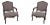 Pair Don Rousseau French Louis XV Open Armchairs For Sale