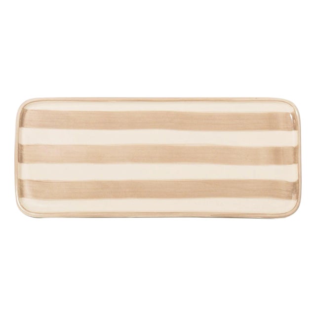 Lido Rectangular Plate - Set of 4 - Sand For Sale
