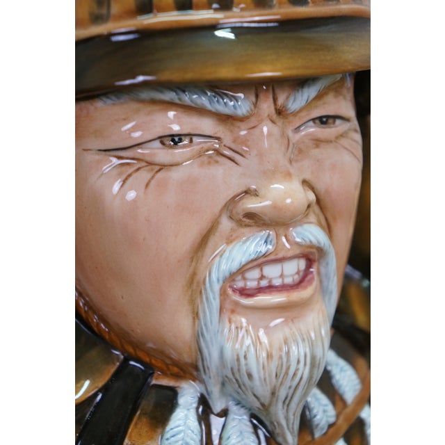 Royal Doulton Japonisme Samurai Warrior 侍 Toby Character Jug For Sale - Image 6 of 11