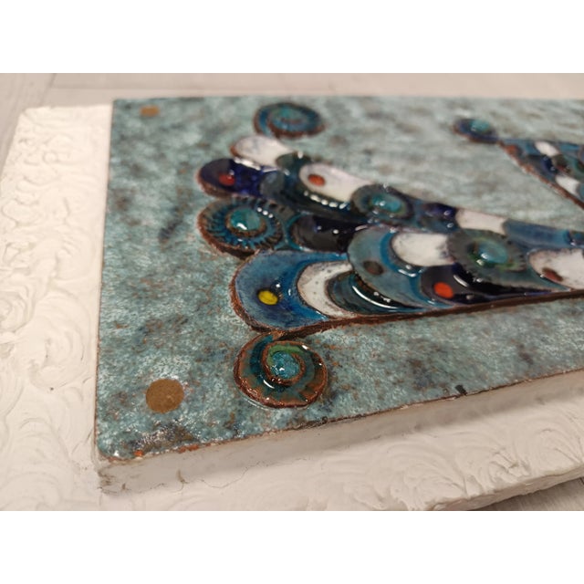 Vintage Ceramic Panel by Roland Zobel, 1960s For Sale - Image 9 of 13