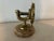 Vintage English Brass Ship's Wheel Nutcracker For Sale - Image 4 of 8