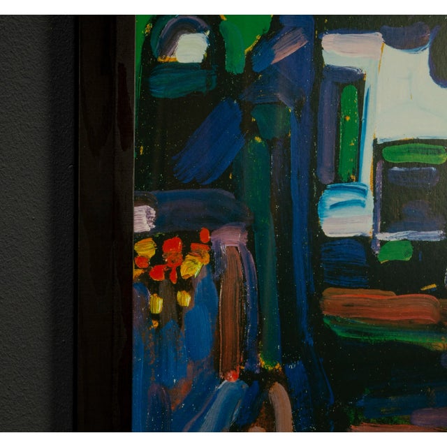 Wood After Wassily Kandinsky, Murnau Houses in the Obermarkt, 1908, Large Art Print, Framed For Sale - Image 7 of 12