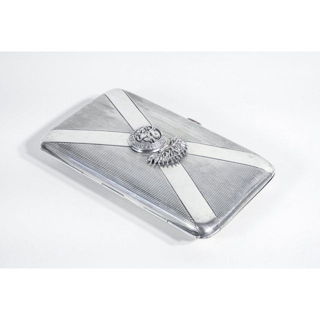 Sterling Silver Cigarette Case, 1918 For Sale - Image 17 of 18