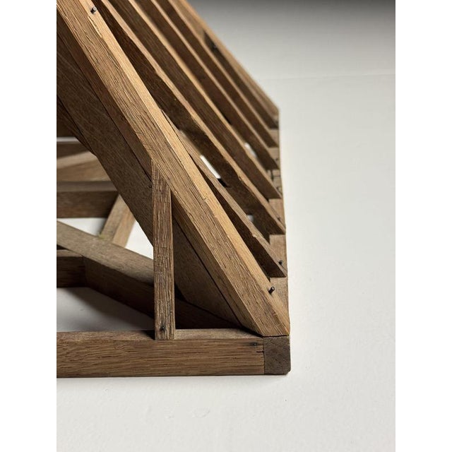 French Roof Construction Model in Oak For Sale - Image 11 of 17