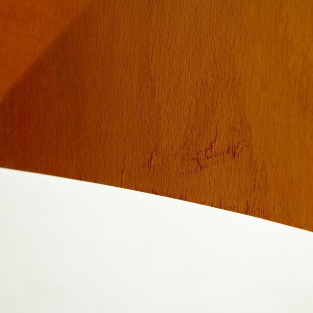 Brown Stackable Oak Chair, 1970s For Sale - Image 8 of 18