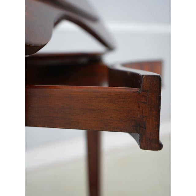 Theodore Alexander Theodore Alexander Kidney Mahogany Desk For Sale - Image 4 of 18