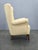 Wood Danish High Back Wing Lounge Chair, 1950s For Sale - Image 7 of 13