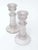 Glass William IV Heavy Leaded Candlesticks - a Pair For Sale - Image 7 of 11