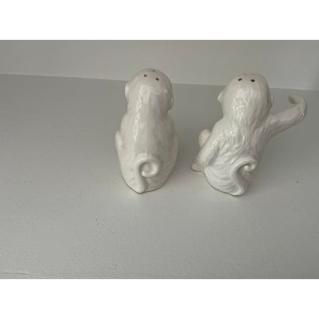 1960s 1960s Fitz & Floyd Ceramic Monkey Salt and Pepper Shakers For Sale - Image 5 of 7