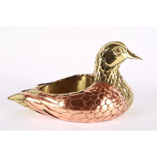 Sergio Bustamante, Welded Duck Planter Sculpture For Sale In Detroit - Image 6 of 7