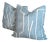 Lee Jofa Blue Graffito Pillows - Set of 2 For Sale