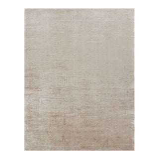 Rug & Kilim’s Oversized Contemporary Textural Solid Rug in Beige Tones - 14x18 For Sale