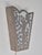 1930s Swedish Grace Wall Light in White Metal and Glass, 1930s For Sale - Image 5 of 10