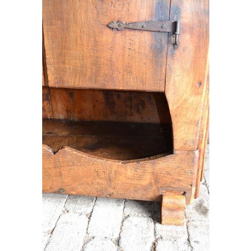 Antique Spanish Walnut Pantry Cupboard For Sale - Image 5 of 11