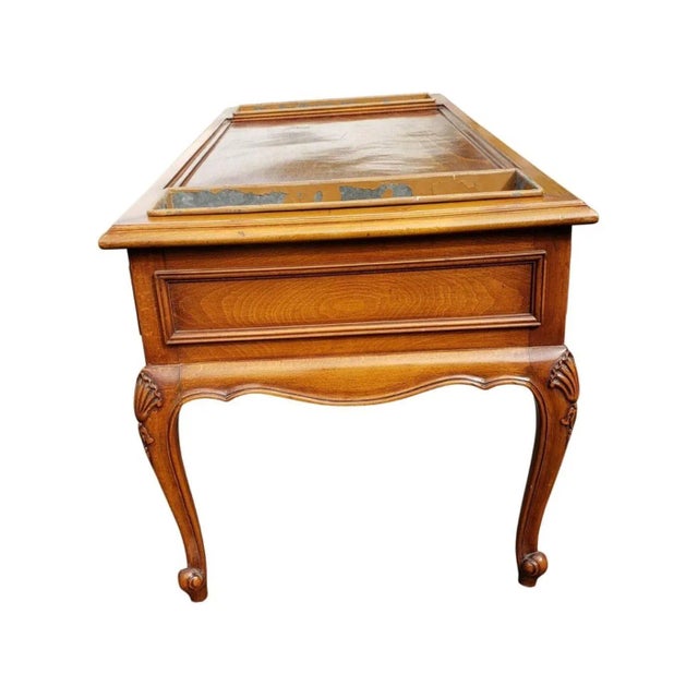 French Provincial De Bournais French Provincial Rafraichissoir Cooler Cocktail Coffee Table For Sale - Image 3 of 9