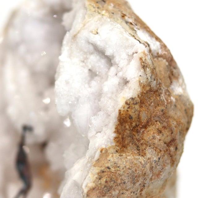 Wood Climb 001 - Original Mixed Media Figurative Geode Sculpture for Table or Desk by Kevin Perrault For Sale - Image 7 of 11