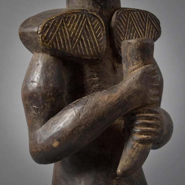 Early 20th Century Male Fang Byeri Standing Reliquary Figure Gabon For Sale - Image 10 of 11