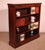 19th Century Mahogany and Inlays Open Bookcase For Sale - Image 6 of 14