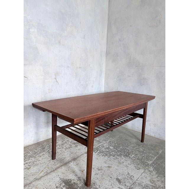 Mid-Century Modern Danish Metamorphic Elevator Coffee Table For Sale - Image 12 of 13