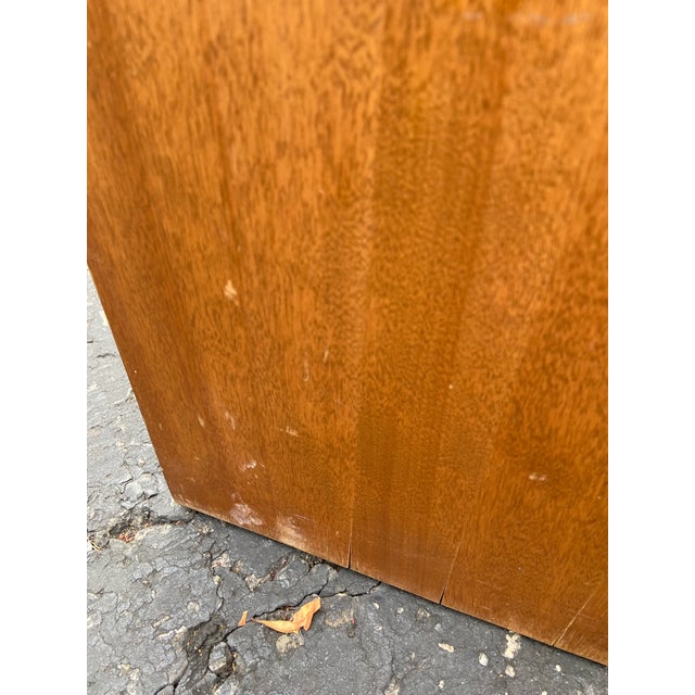 Mid-Century L.A. Period Furniture Co. Solid Birch Single Drawer Open Cabinet Nightstand For Sale - Image 11 of 14