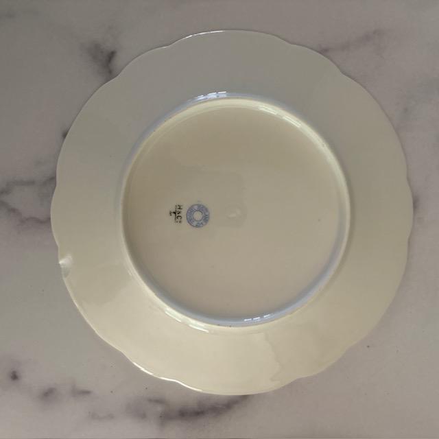 Haviland & Co. Antique Haviland Limoges Meadow Visitors Dessert or Salad Plates, Set of 4 For Sale - Image 4 of 6