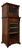 Antique English Walnut Narrow Display Cabinet, 1800s For Sale