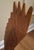Hand-Carved Single-Piece Figure of an Eagle on Wood Plinth, Circa 1950s For Sale - Image 9 of 14