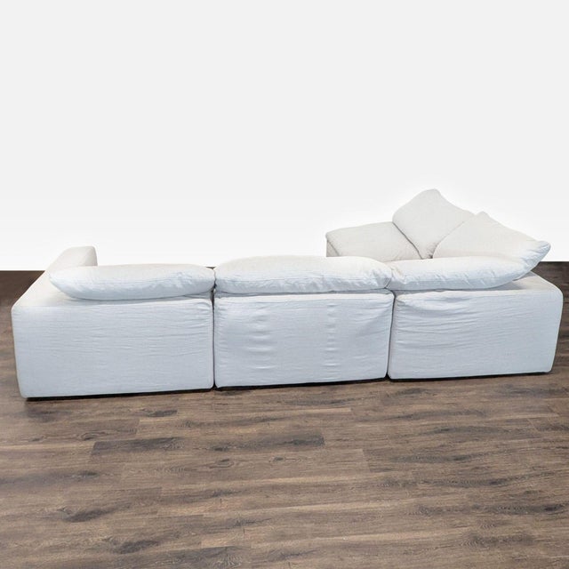 Modern Restoration Hardware Cloud Sectional Sofa - Spacious and Comfortable For Sale - Image 3 of 6