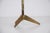 Gold Brass and White Acrylic Glass Tripod Table Lamp, Italy, 1960s For Sale - Image 8 of 9
