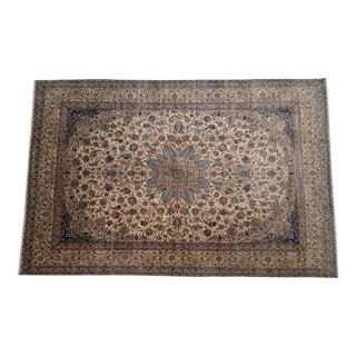 1970s Persian Nain Palace Carpet, 13'9" X 20'8" For Sale