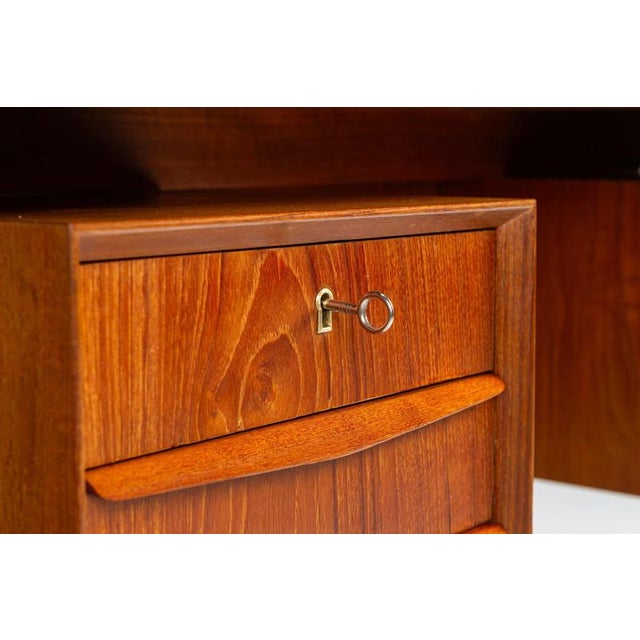 Svend Age Madsen Freestanding Desk in Teak h.p. Hansen Denmark 1960 For Sale - Image 13 of 16