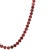 Contemporary Modern 5mm Round Garnet Tennis Necklace Crafted in Sterling Silver- Gift for Women For Sale - Image 3 of 10