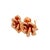 Early 21st Century Diamond 18k Rose Gold Rose Motif Earrings, A Pair For Sale - Image 5 of 6