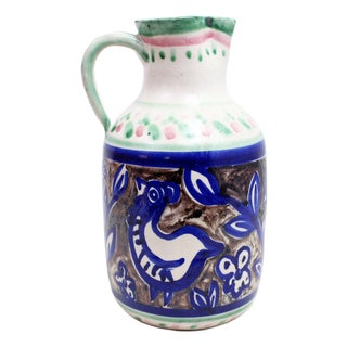 Scandinavian Ceramic Pitcher, 1970s For Sale