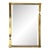 Brass Mirror by Luciano Frigerio, Italy, 1970s For Sale