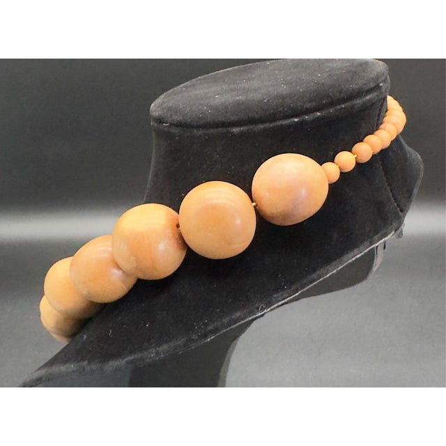 1930s African Copal Faux Amber Trade Bead Necklace and Bracelet Set, Brown. For Sale - Image 9 of 18