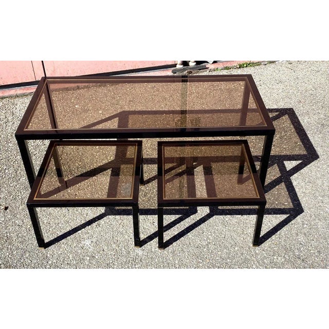 Coffee Table & Sofa End Tables, Set of 3 For Sale - Image 9 of 10