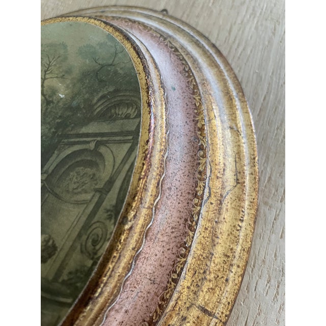 Italian Vintage Italian Florentine Plaque For Sale - Image 3 of 4